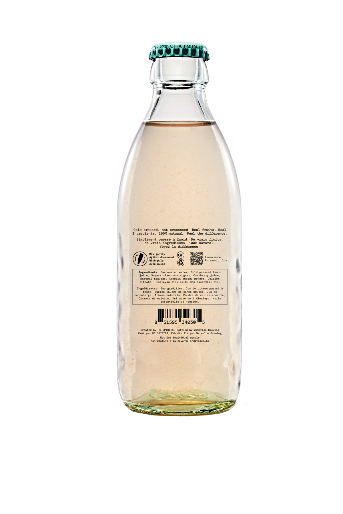 Aupale Mocktail Lemon Cranberry - 15 Pack